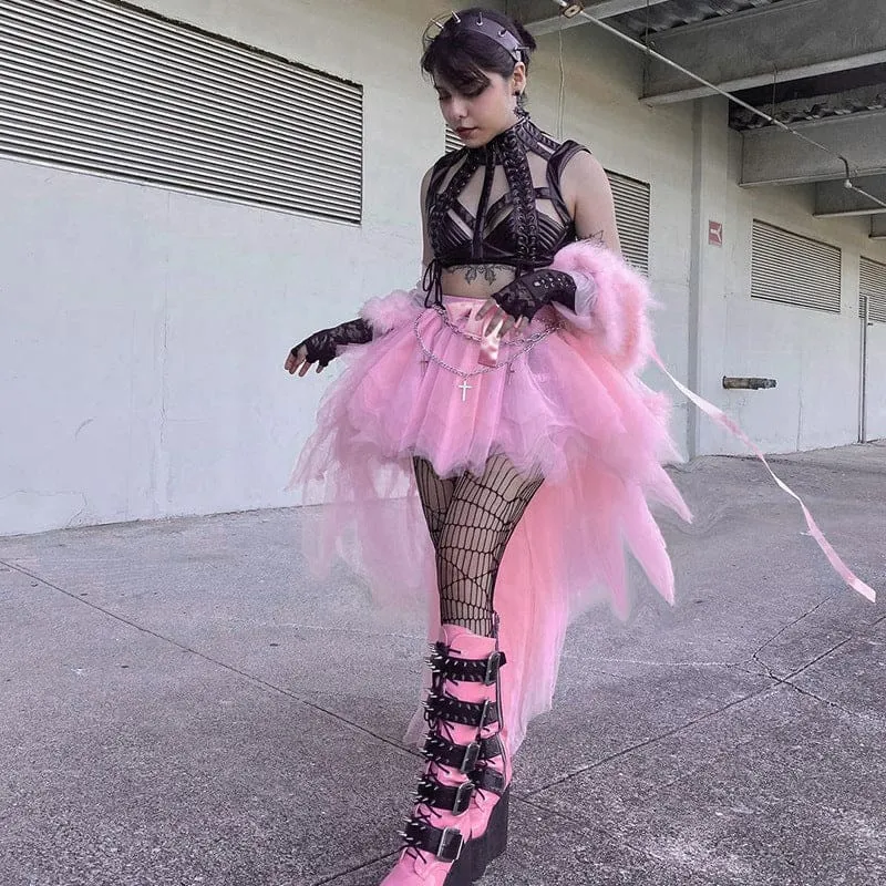 Fairy Grunge Layered Tutu Skirt