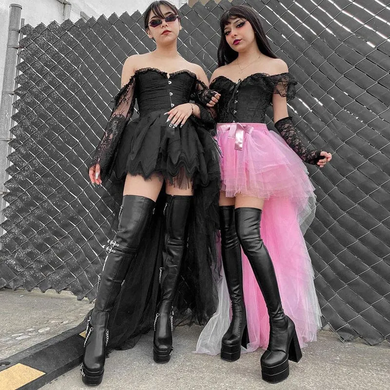 Fairy Grunge Layered Tutu Skirt