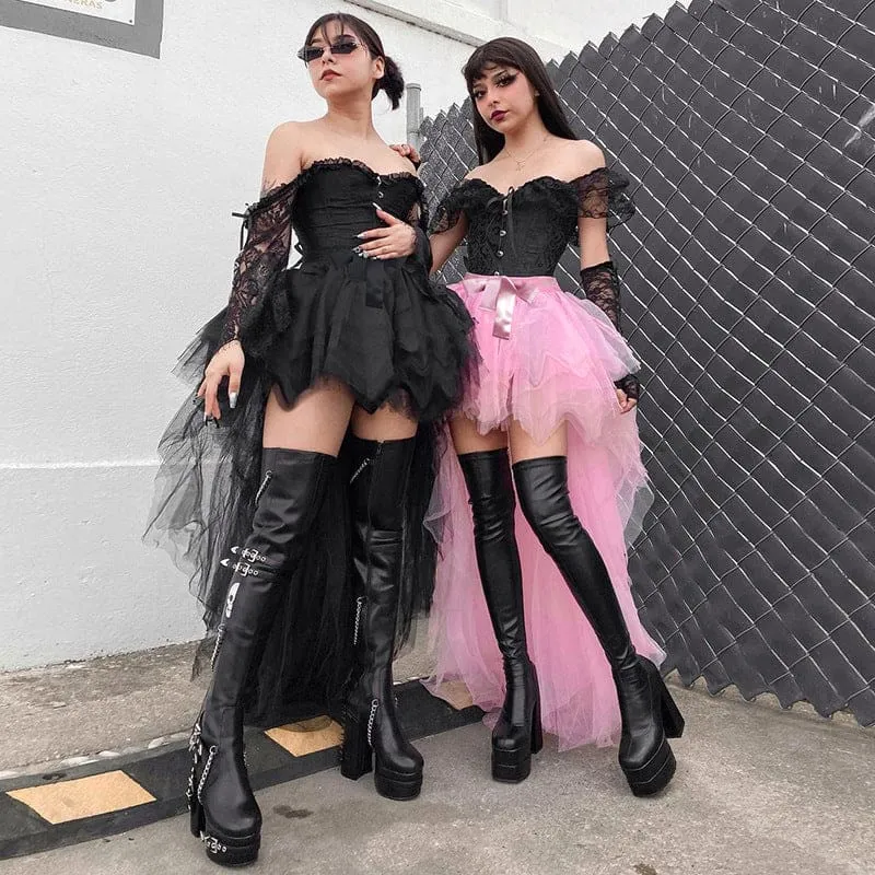 Fairy Grunge Layered Tutu Skirt