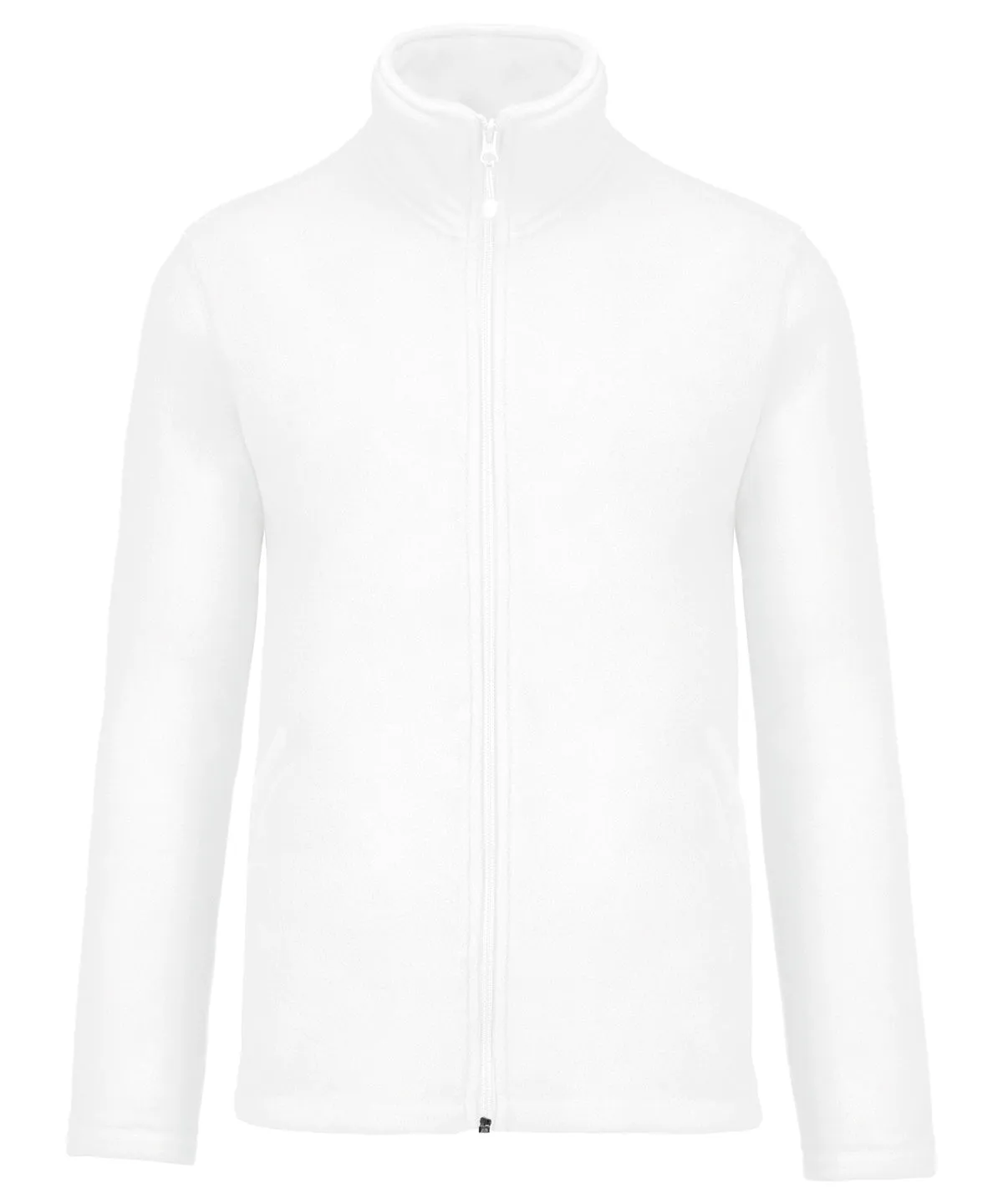 Falco full zip microfleece jacket | White
