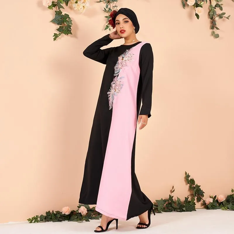 FashionSierra - Applique Commuter Plus Size Women's Dress