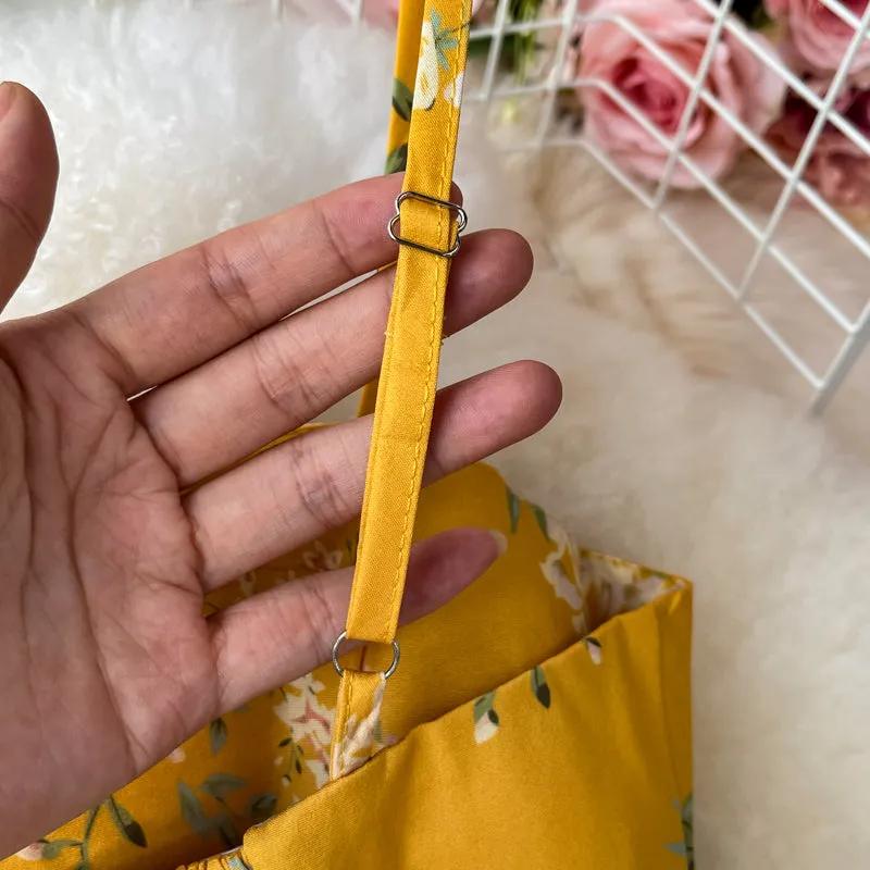 French Event Floral Slip Dress