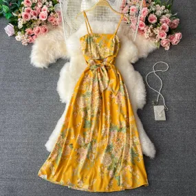 French Event Floral Slip Dress