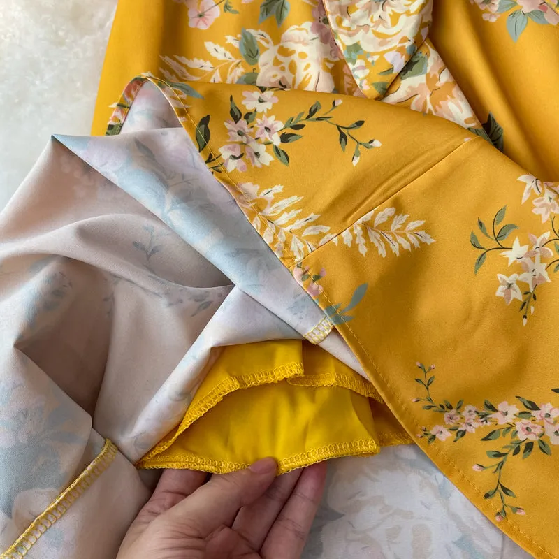 French Event Floral Slip Dress