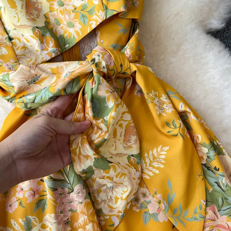 French Event Floral Slip Dress