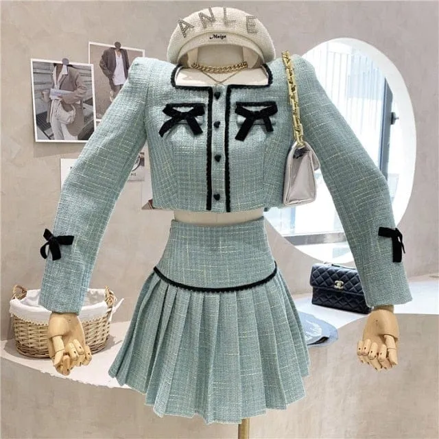 French Tweed Two Piece Set