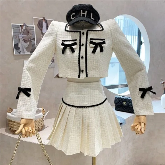 French Tweed Two Piece Set