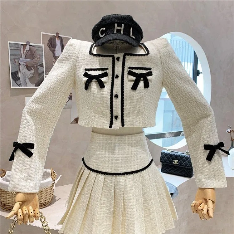 French Tweed Two Piece Set