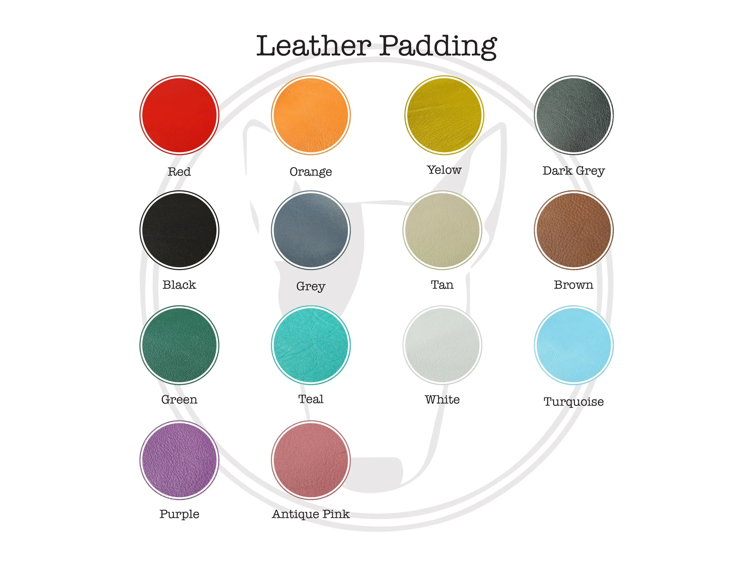 Fully Customizable Padded Leather Martingale Dog Collar
