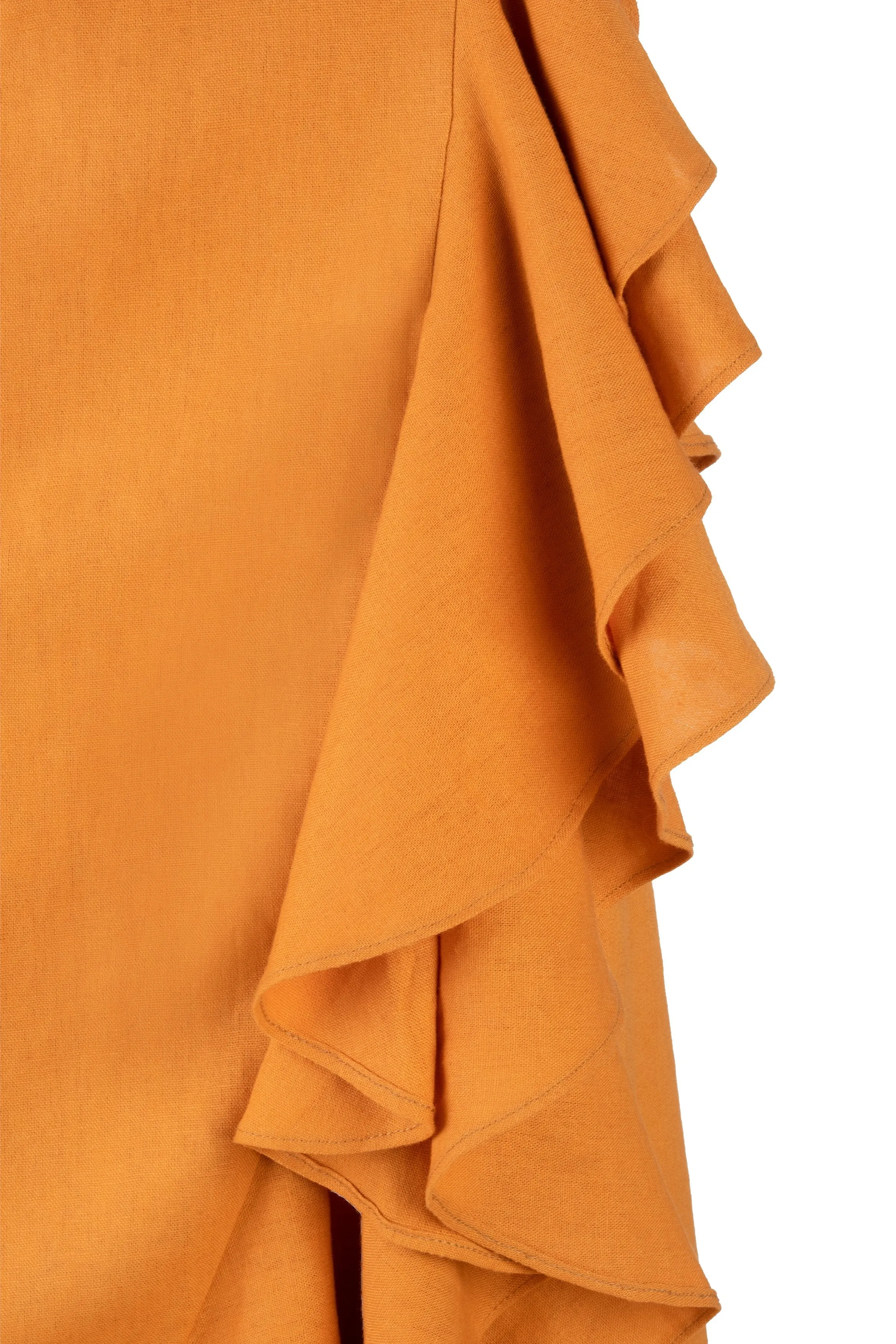 Golestan Ruffle Skirt - Canary