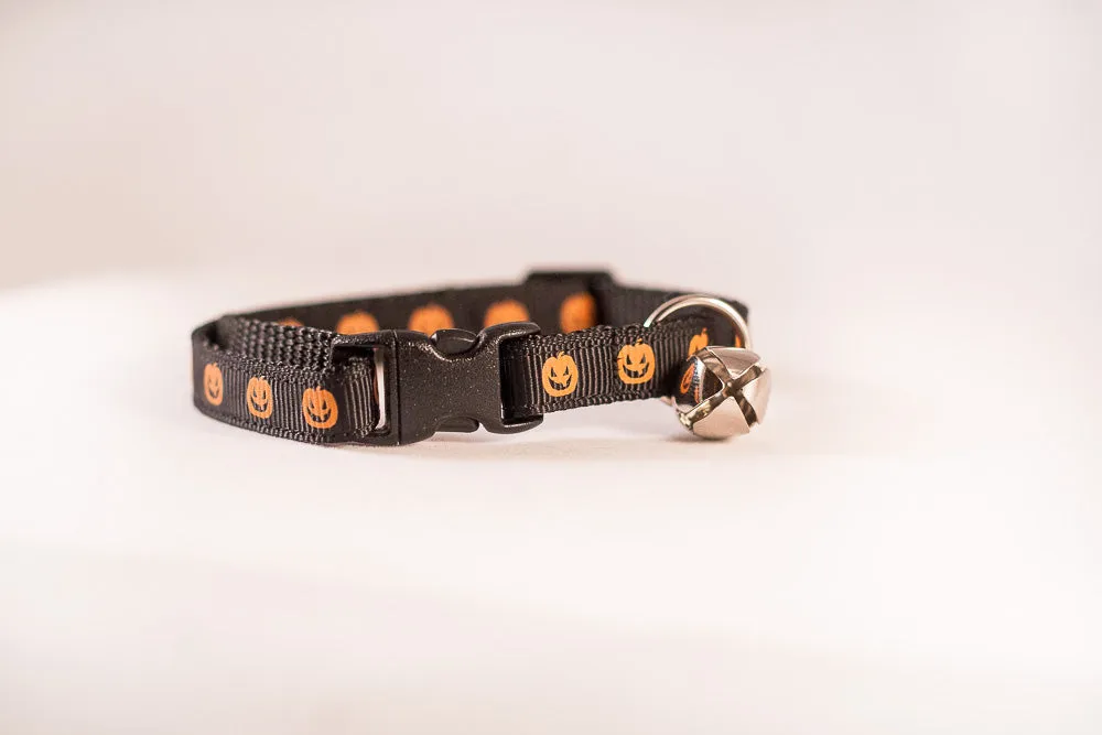 Halloween Cat Collar - Jack O Lantern
