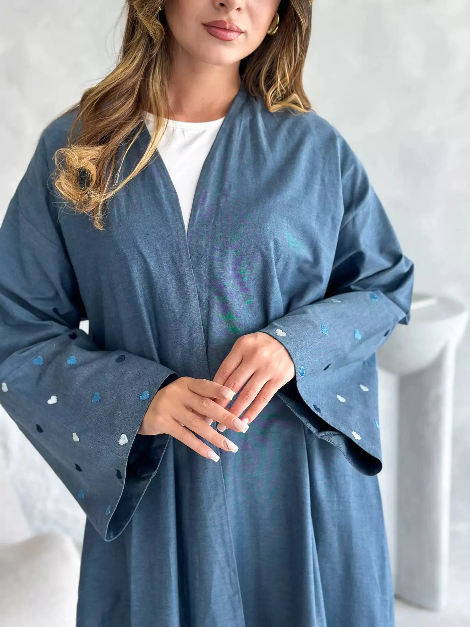 Heart Felt Embroidered Upper / Shrug