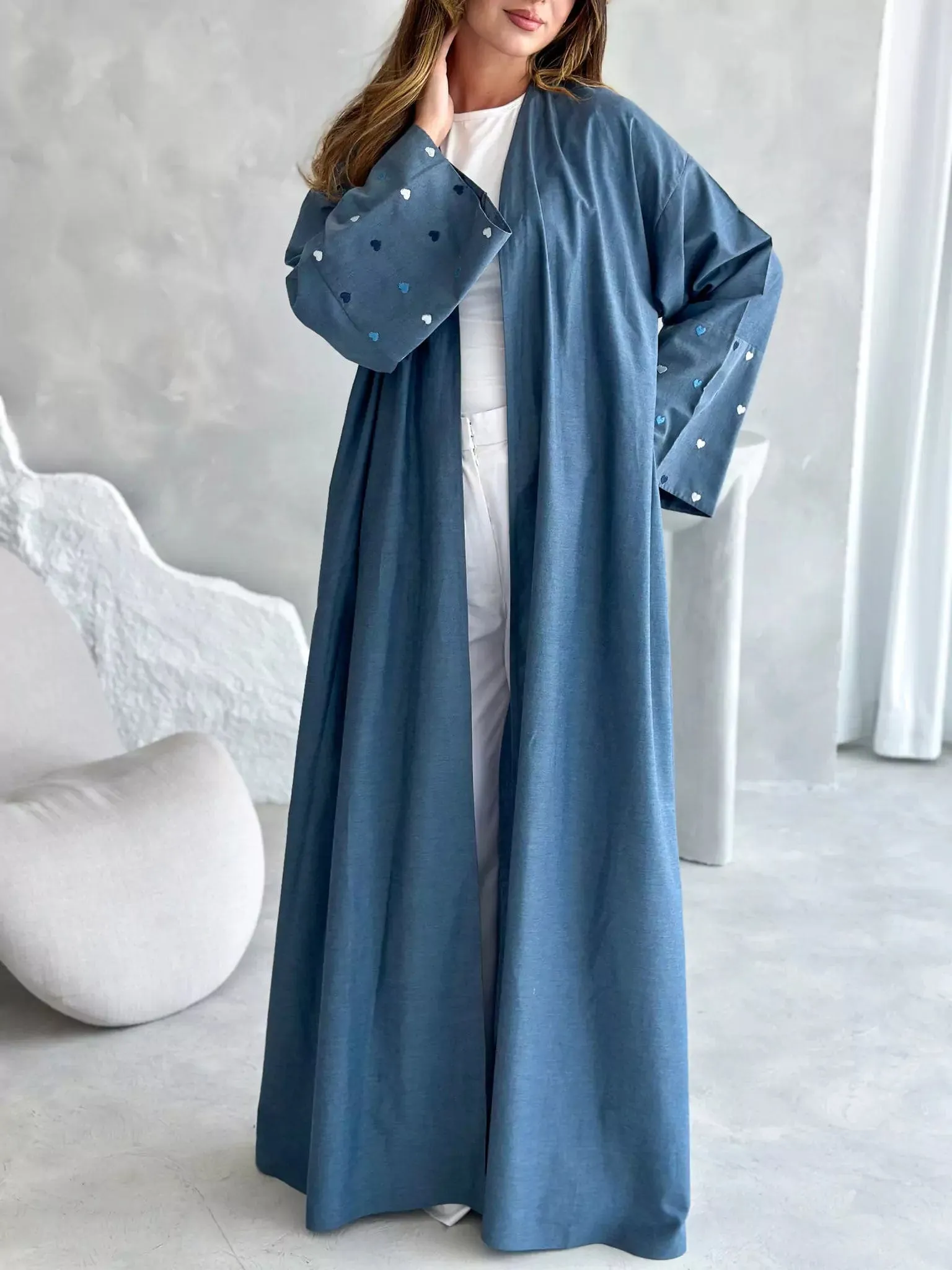 Heart Felt Embroidered Upper / Shrug