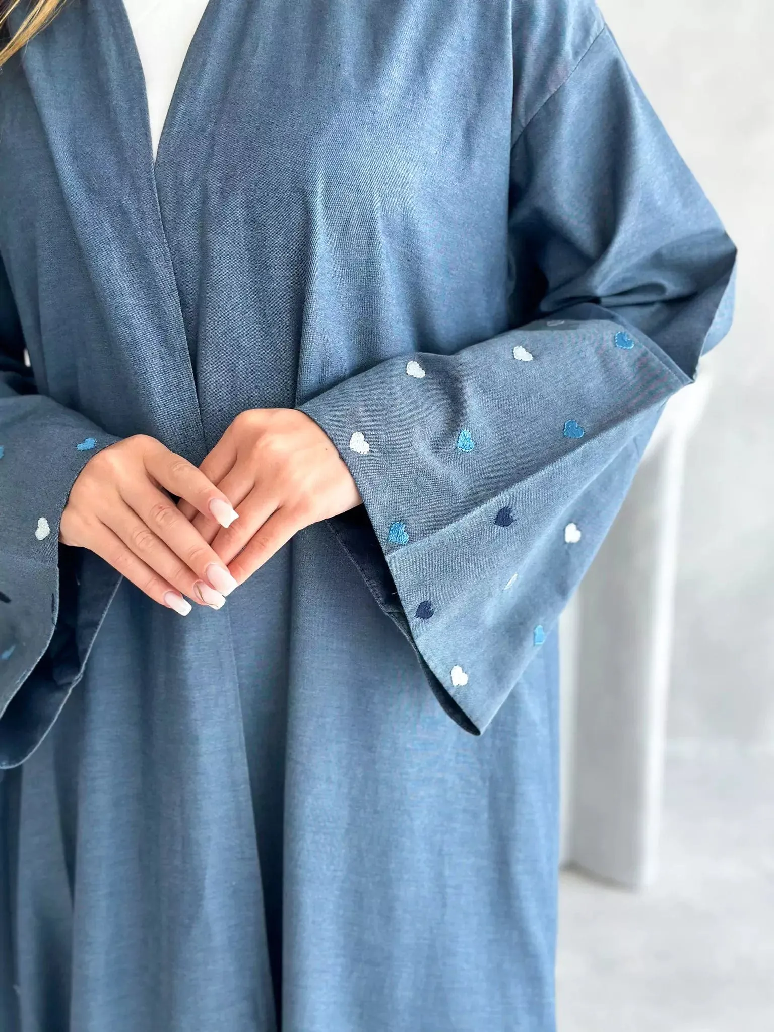 Heart Felt Embroidered Upper / Shrug