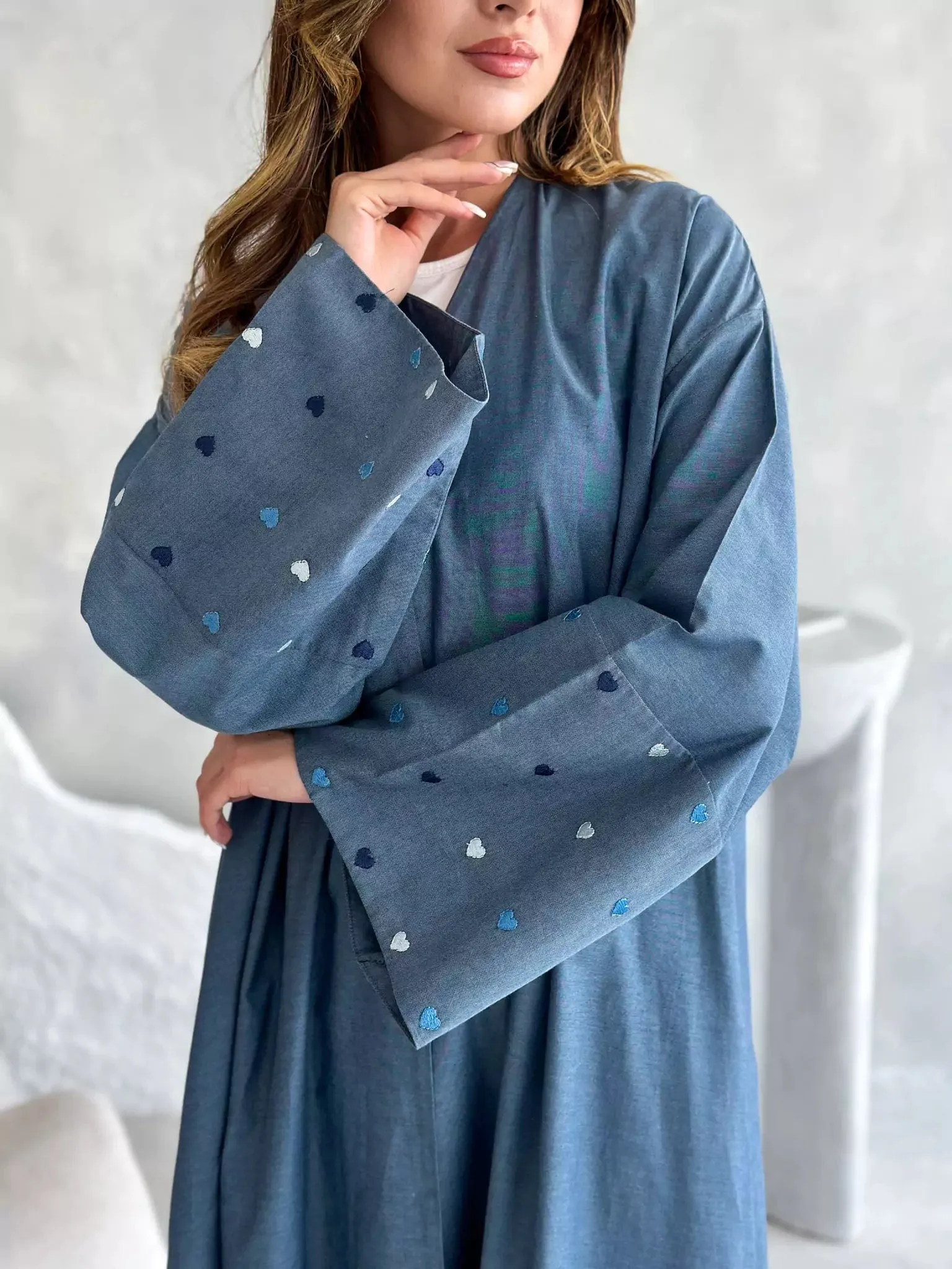 Heart Felt Embroidered Upper / Shrug