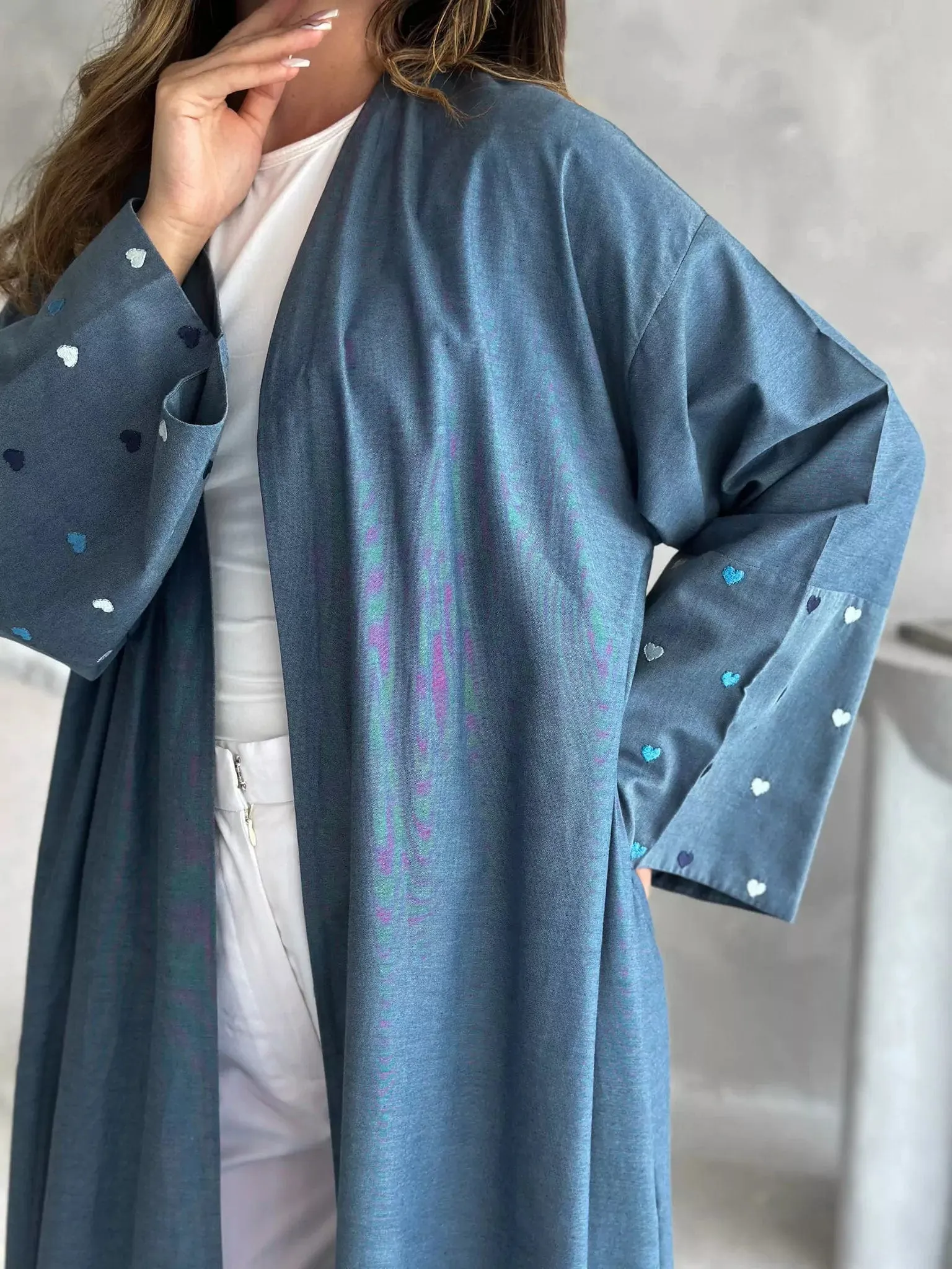 Heart Felt Embroidered Upper / Shrug