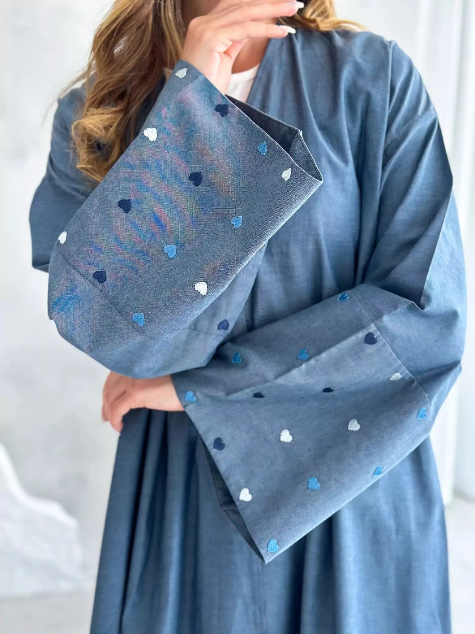 Heart Felt Embroidered Upper / Shrug