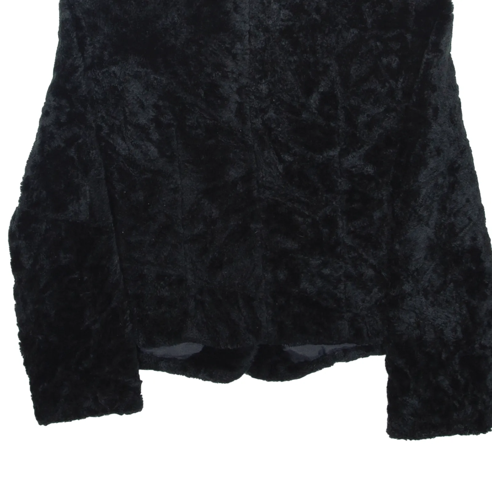 HENNES Overcoat Jacket Black 90s Womens S