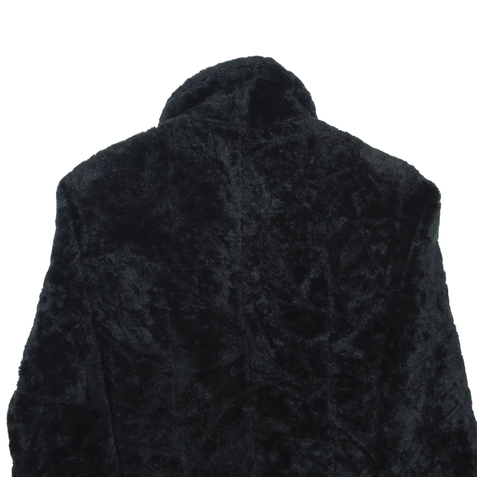 HENNES Overcoat Jacket Black 90s Womens S