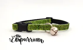 Holiday Cat Collar - Bling - Green