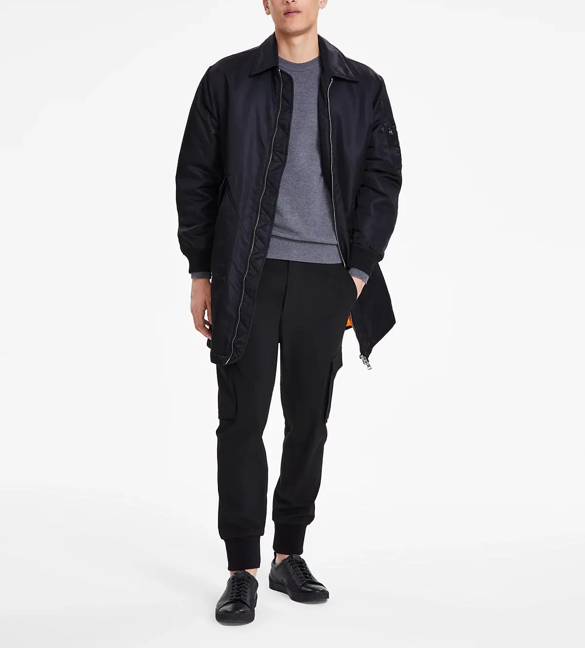 Hugo Boss Men's Puffer Overcoat