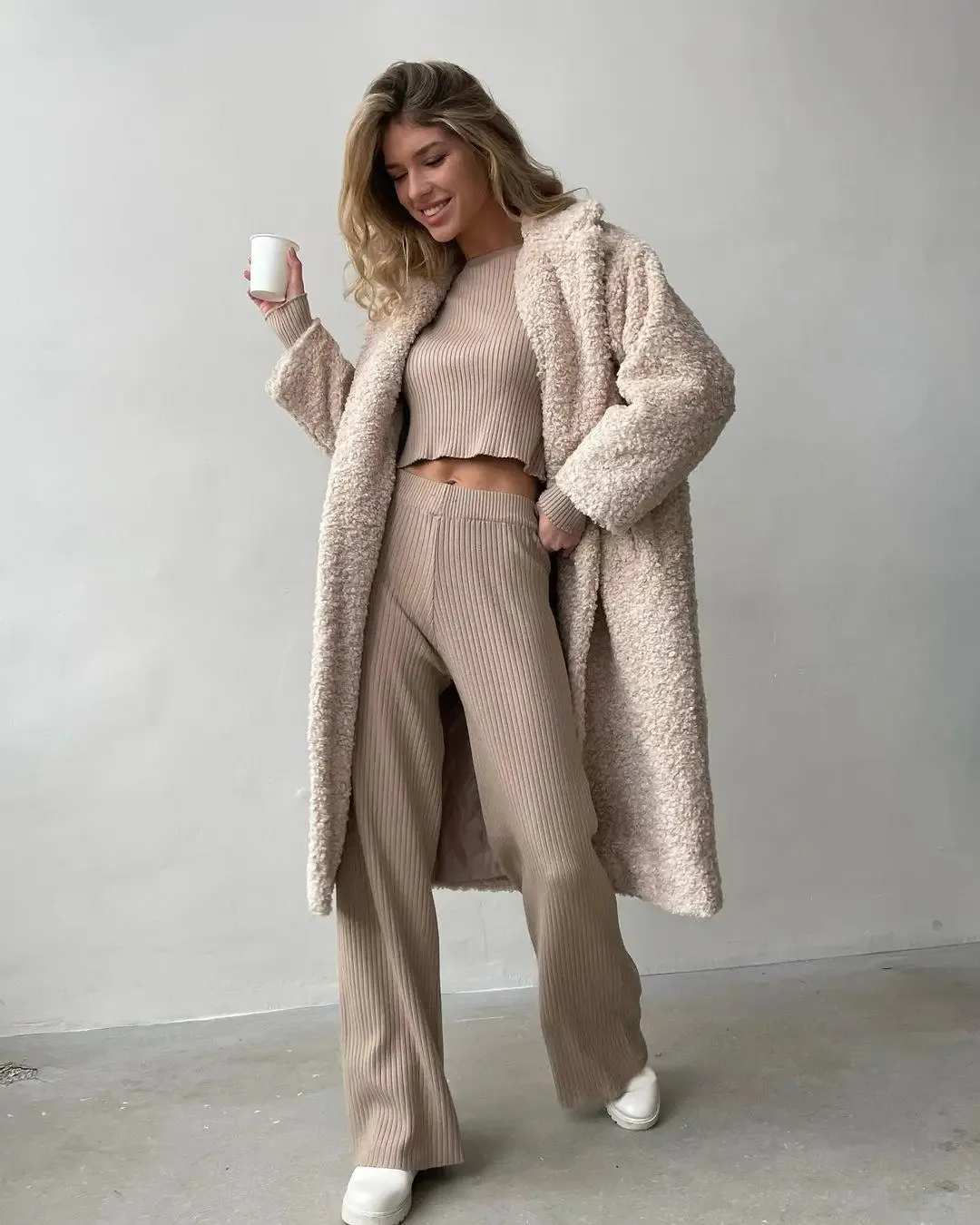 Isabella Lambswool Coat