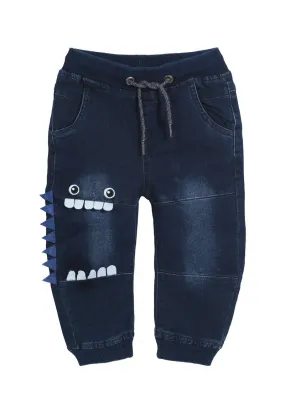 Jeans Rider Jr. Bebé Denim azul Black and Blue