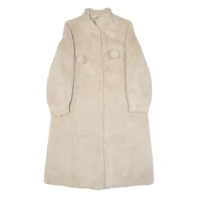 JOLLIPEL Womens Overcoat Coat Beige S