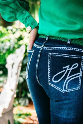 LADIES HITCHLEY AND HARROW SCOTTSDALE HIGH RISE BOOTCUT JEAN