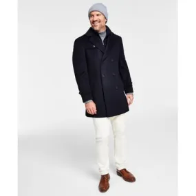 Lauren Ralph Lauren Mens Regular fit Double Breasted Overcoat Coat 38 R Blue