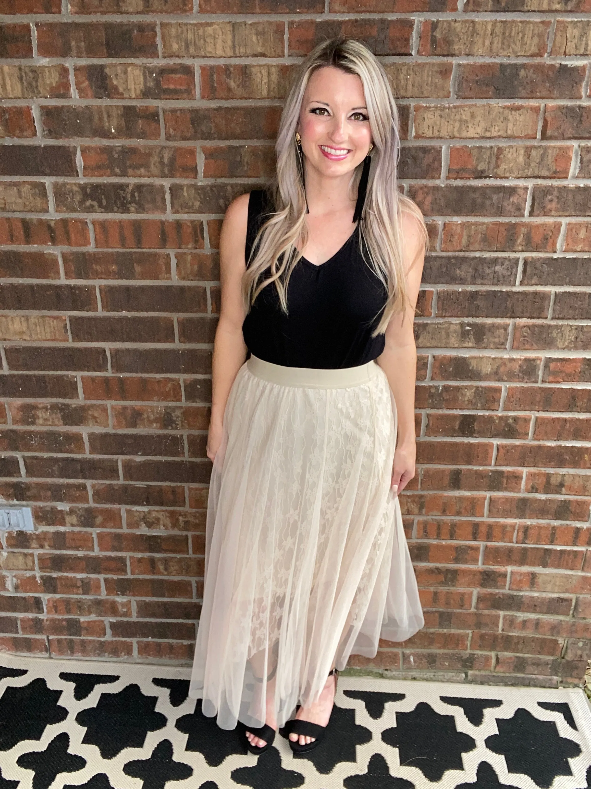 Layered In Lace Skirt
