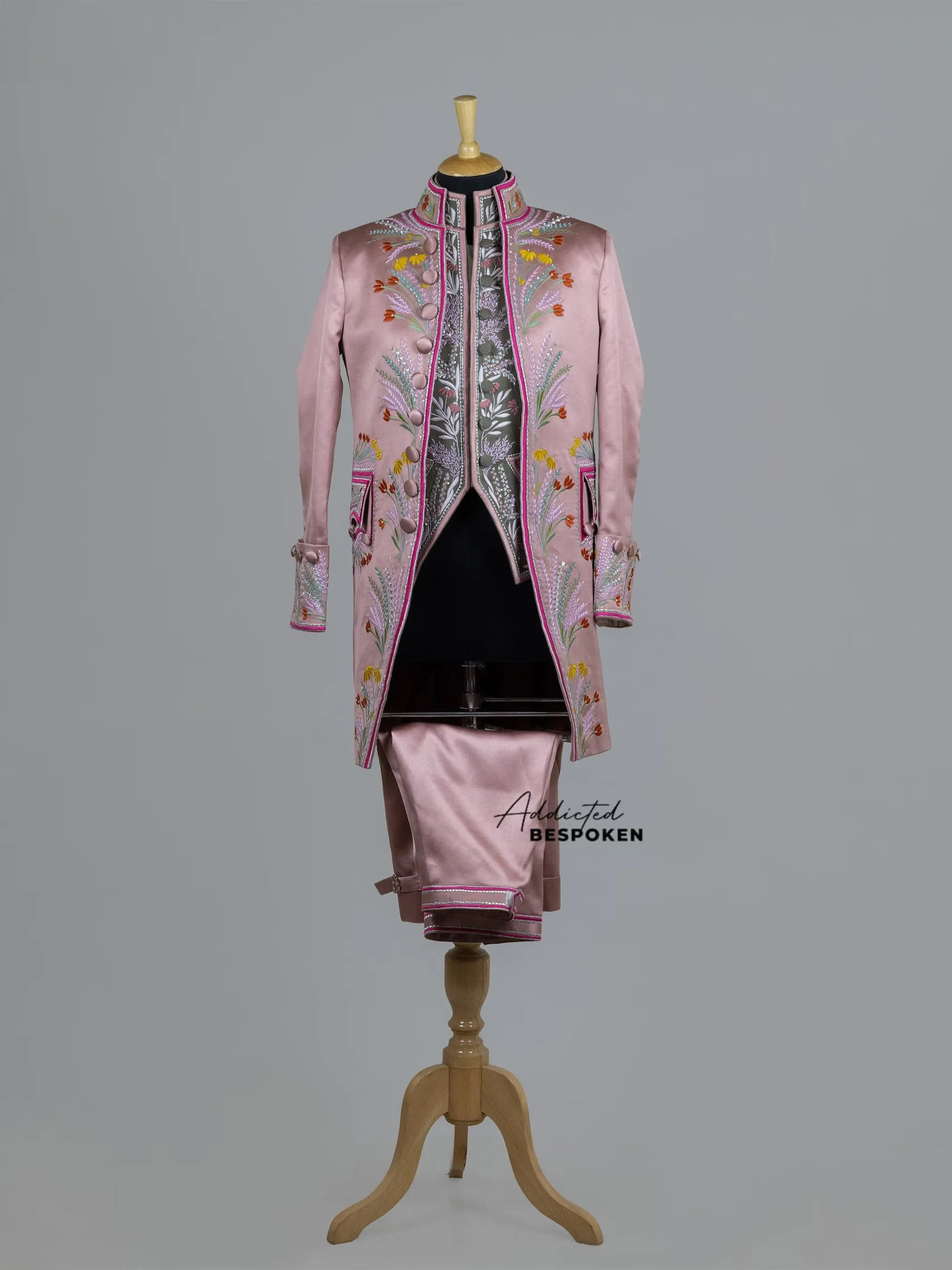 Luxurious Floral Couture Suit