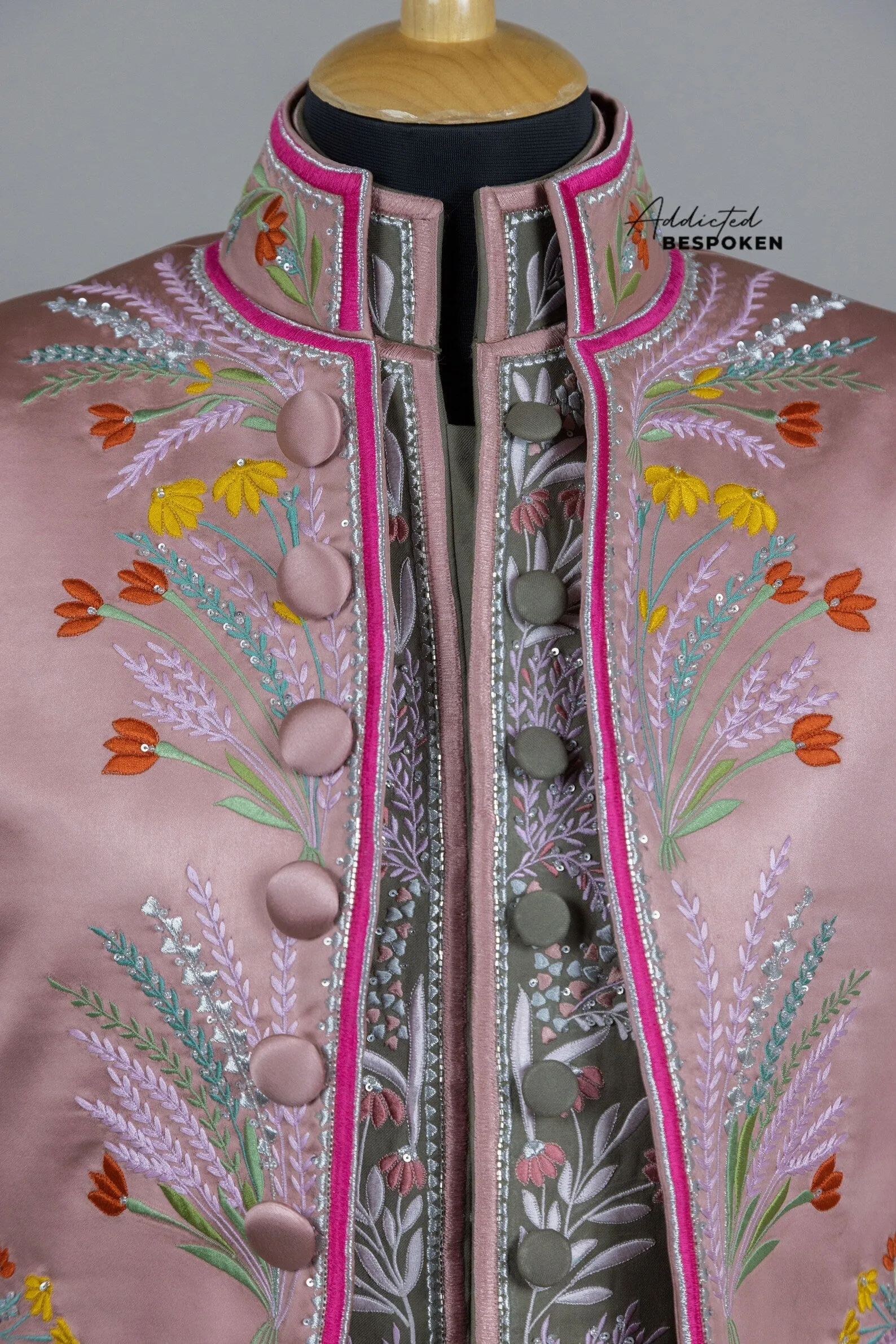Luxurious Floral Couture Suit