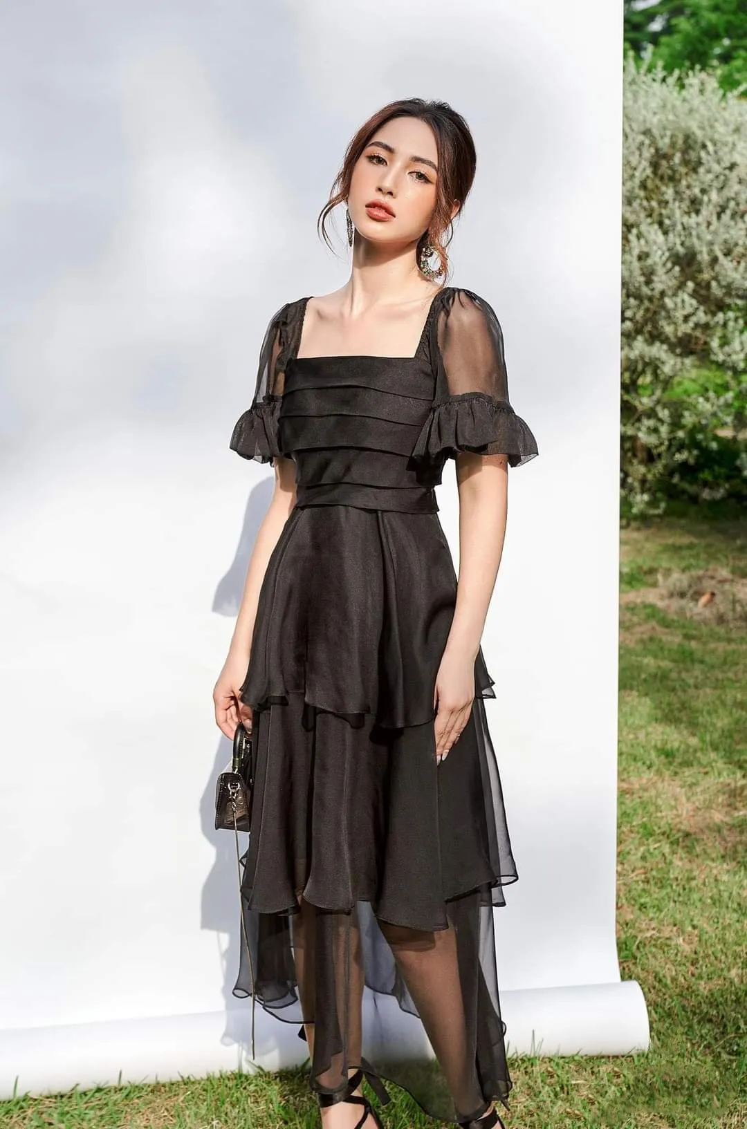 Lydia Layered Chiffon Dress