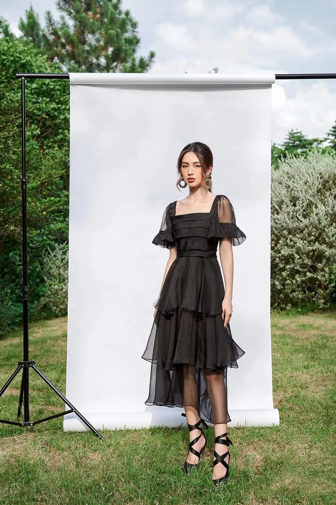 Lydia Layered Chiffon Dress