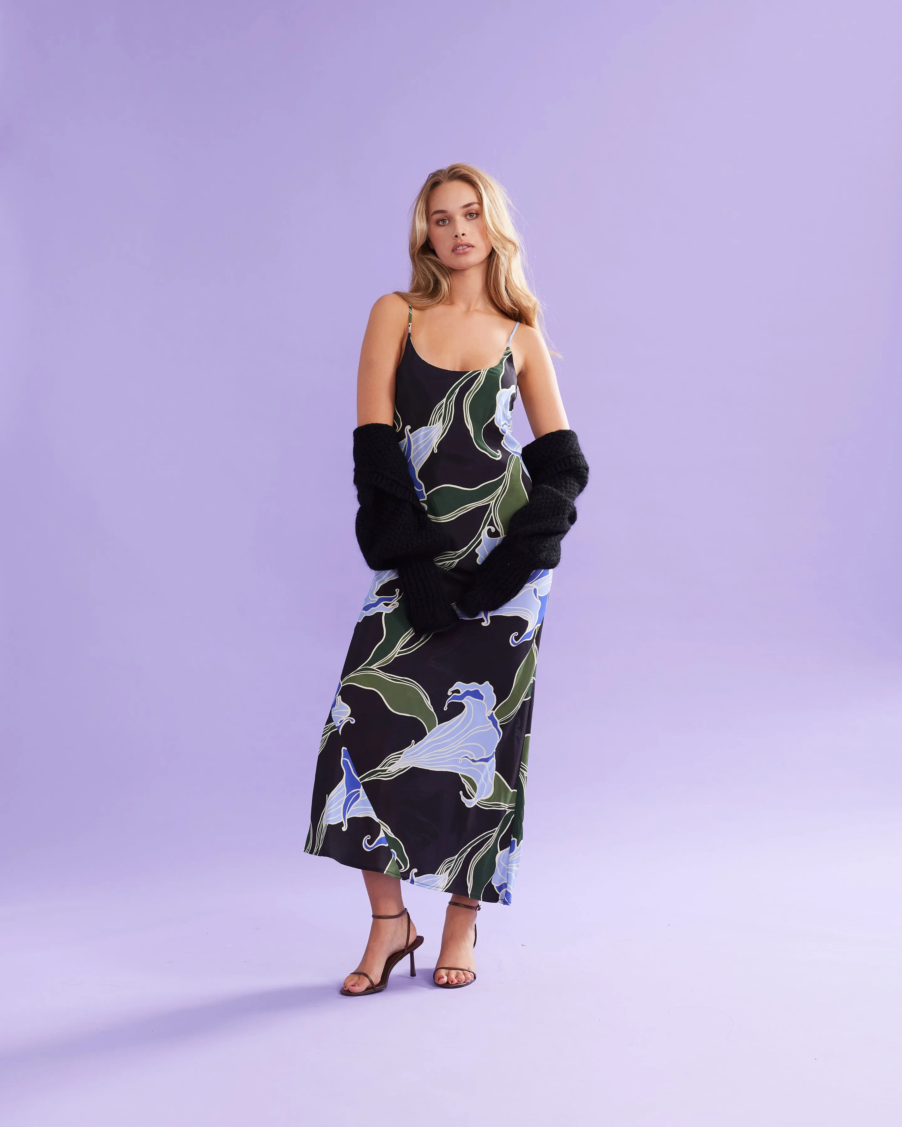 MADRID SLIP DRESS NOUVEAU FLORAL