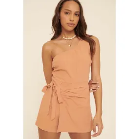 Malia One Shoulder Skort Romper