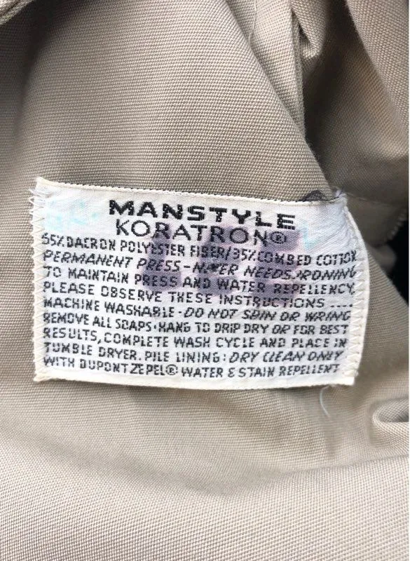 Manstyle Koratron Men's Tan All-Weather Overcoat
