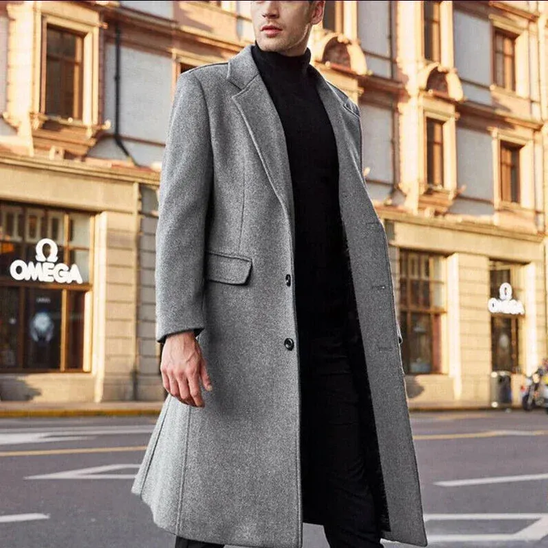 Matior™ | Luxe Men's Autumn Overcoat