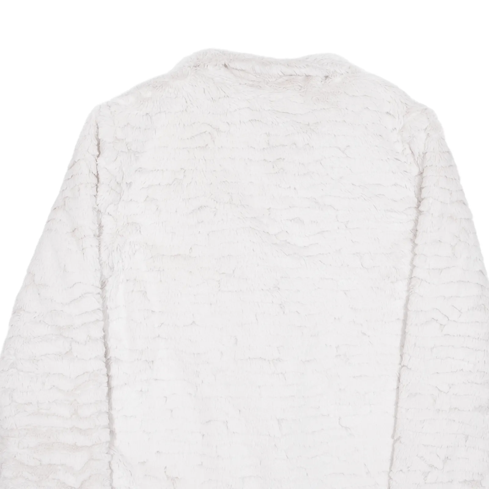 MAYOTAL CHIC Faux Fur Overcoat Jacket Cream Girls 16Y