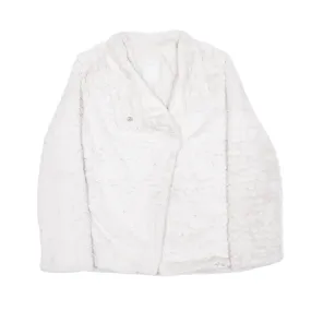 MAYOTAL CHIC Faux Fur Overcoat Jacket Cream Girls 16Y