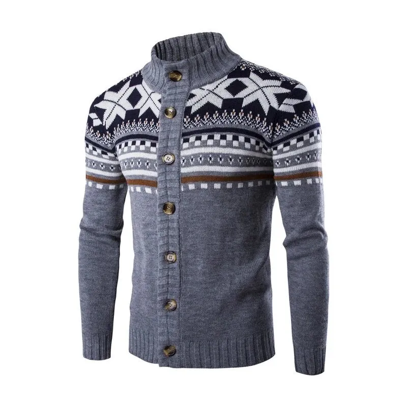 Men's Autumn Casual Knitting Cardigan