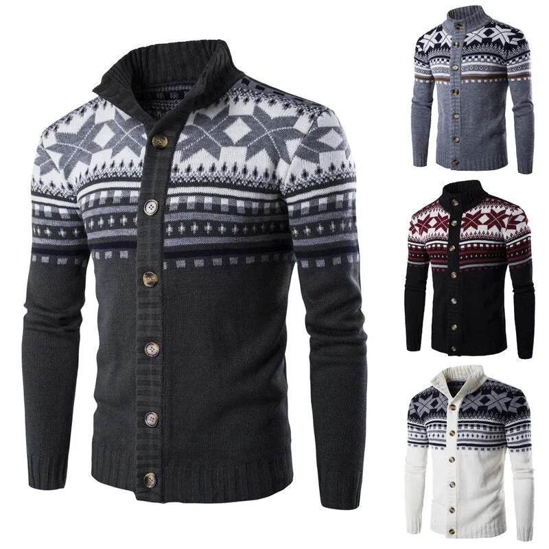 Men's Autumn Casual Knitting Cardigan