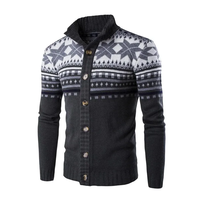 Men's Autumn Casual Knitting Cardigan