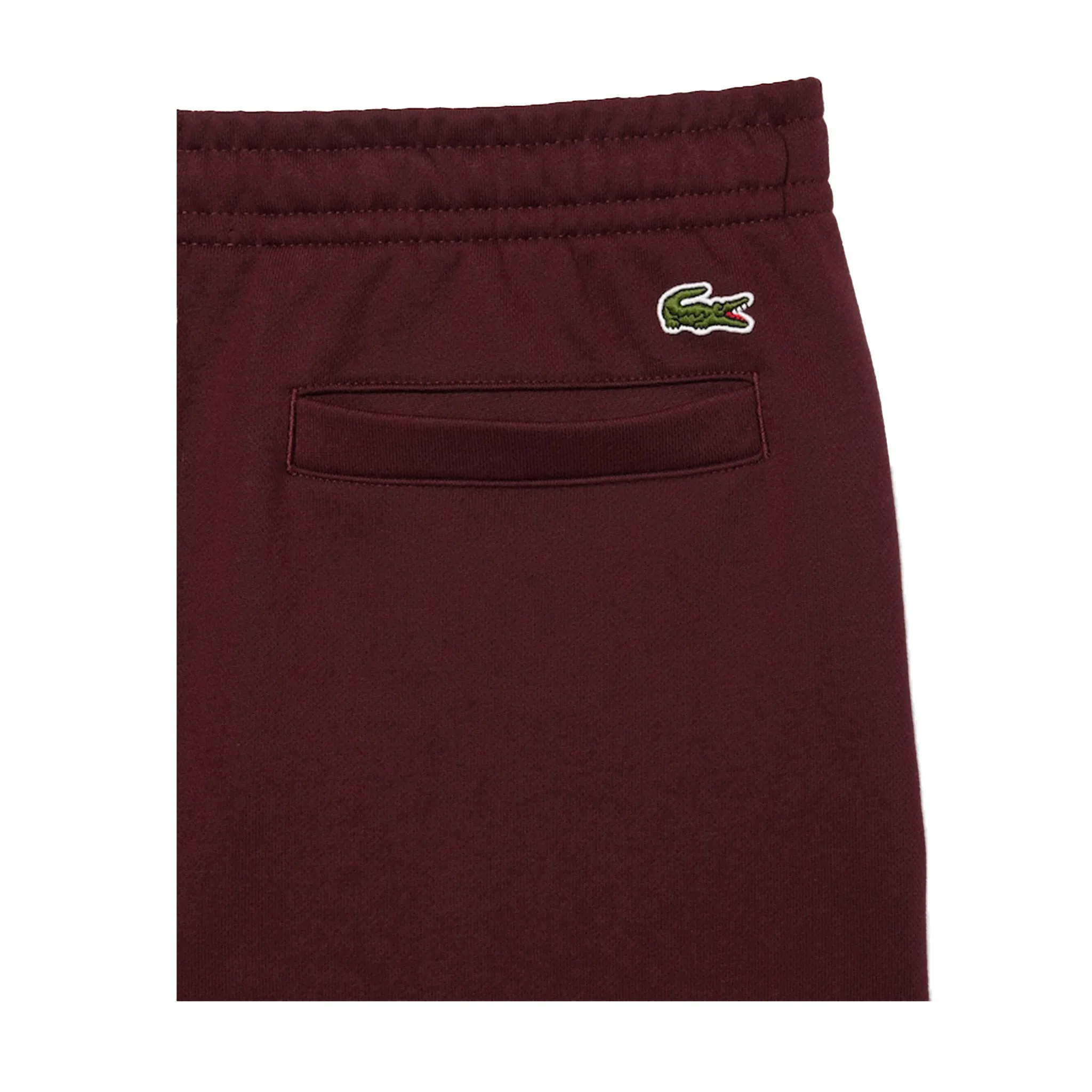 Men's Lacoste Tapered Leg Fleece Trackpants - Bordeaux Dark