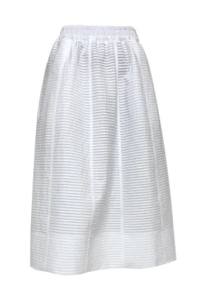 Midi Skirt - White