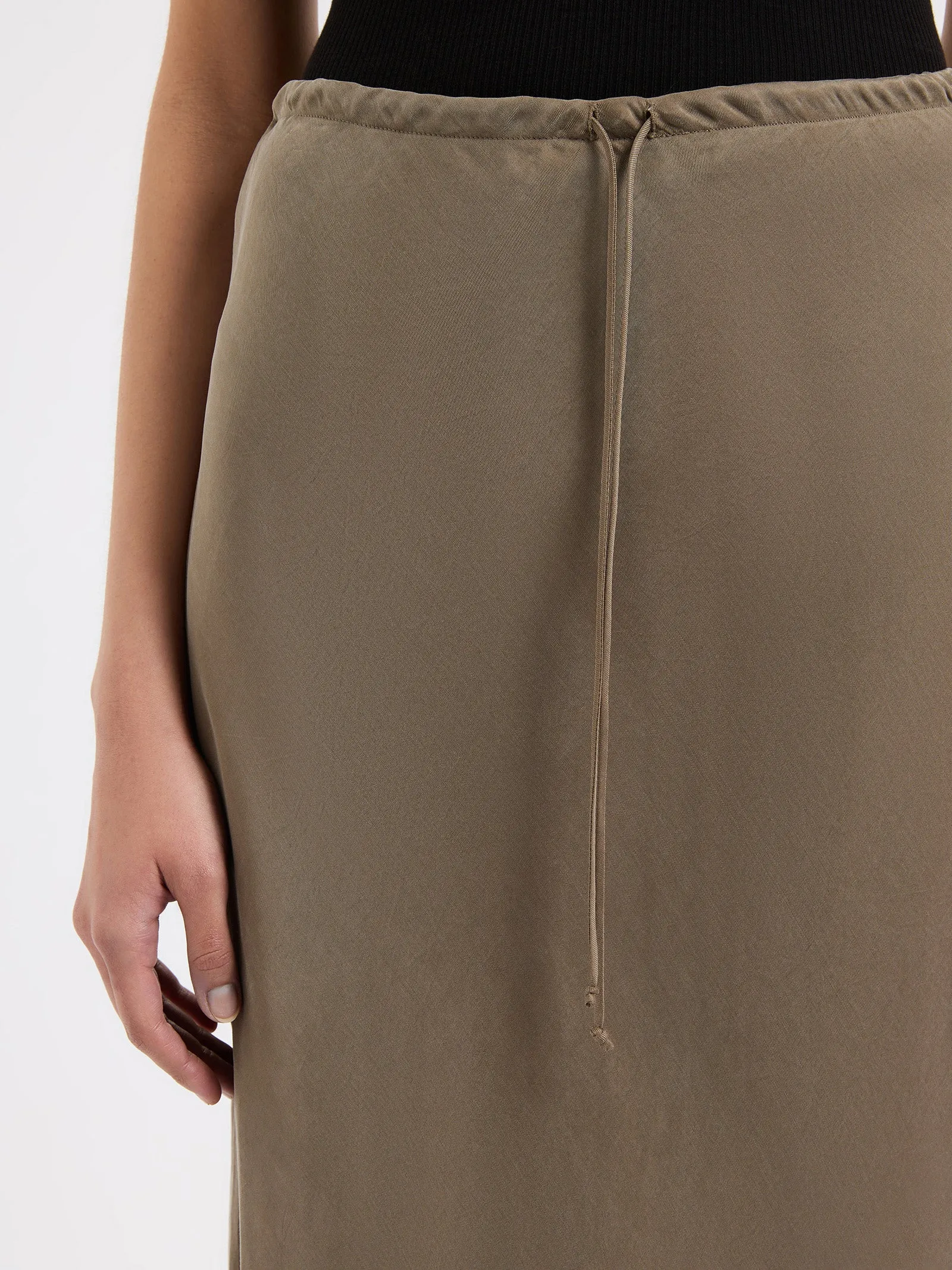 Nude Lucy Seshni Tencel Maxi Skirt (Chestnut)