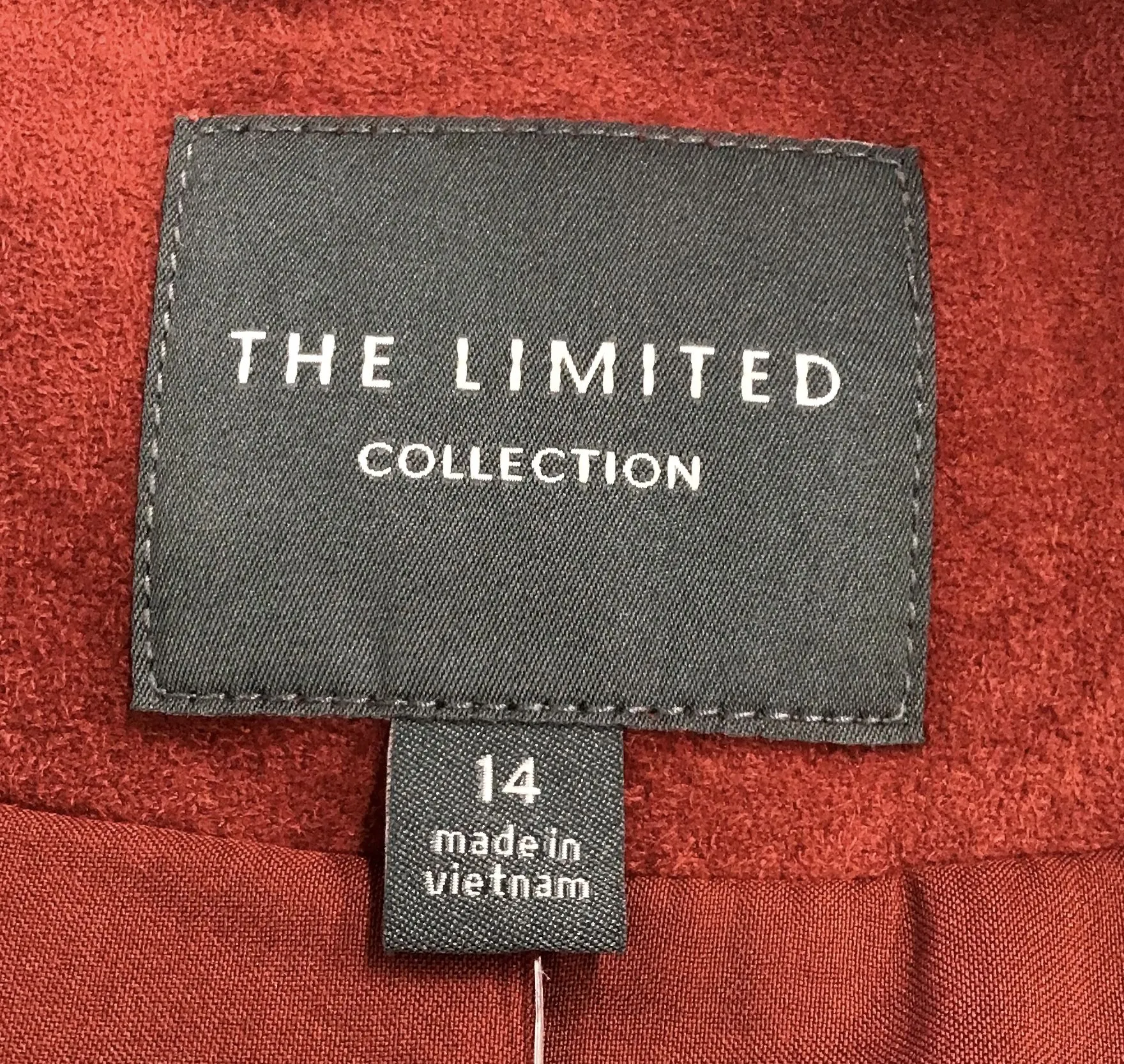 NWT The Limited Women's Merlot Overcoat - Size 14