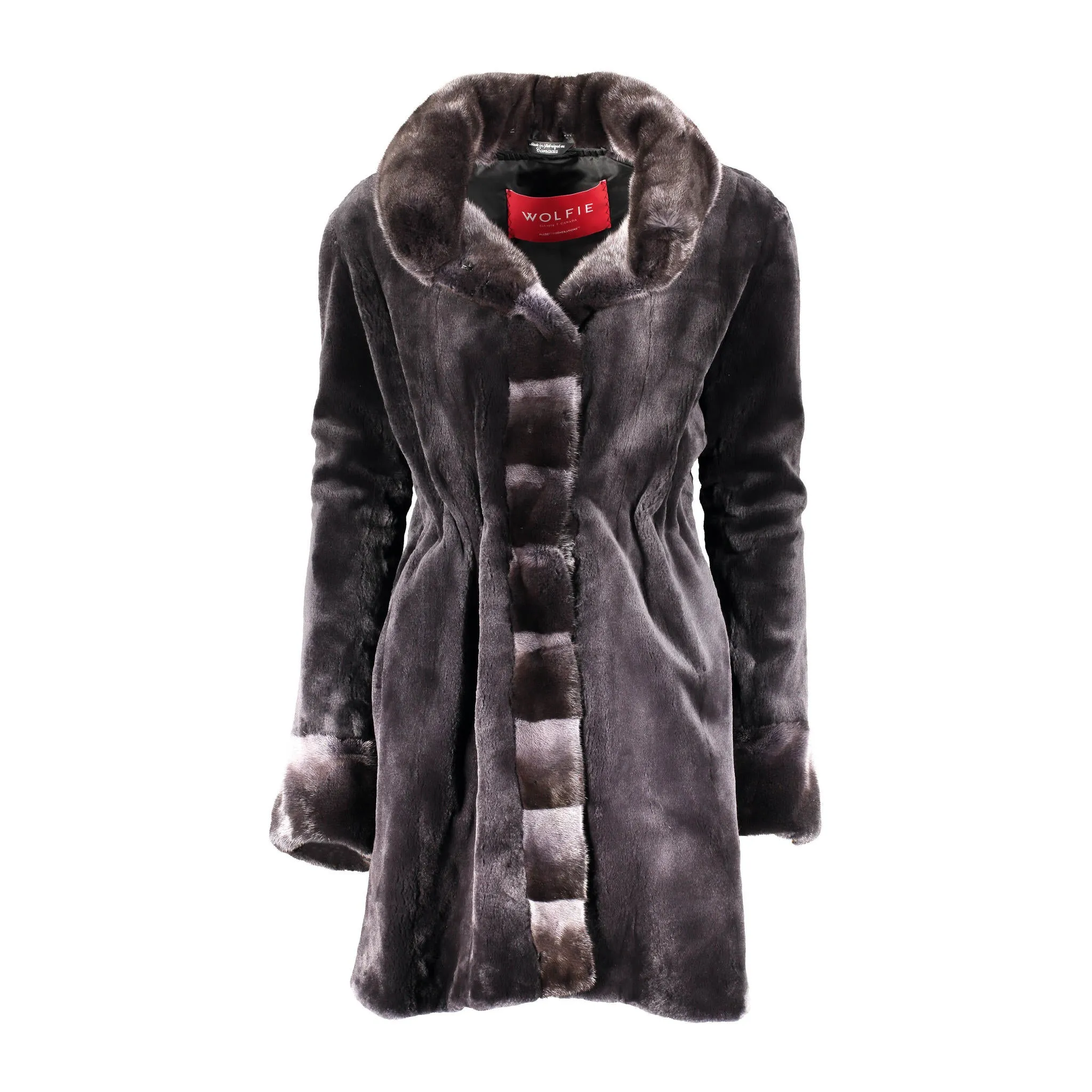 PENELOPE Sheared Mink Fur Coat