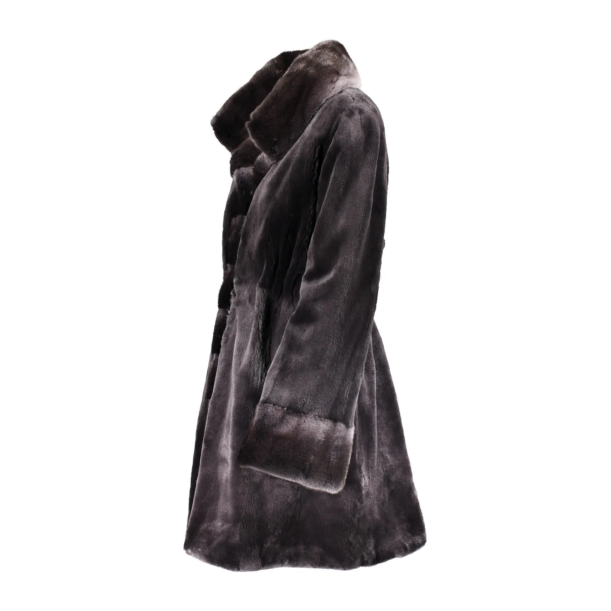 PENELOPE Sheared Mink Fur Coat